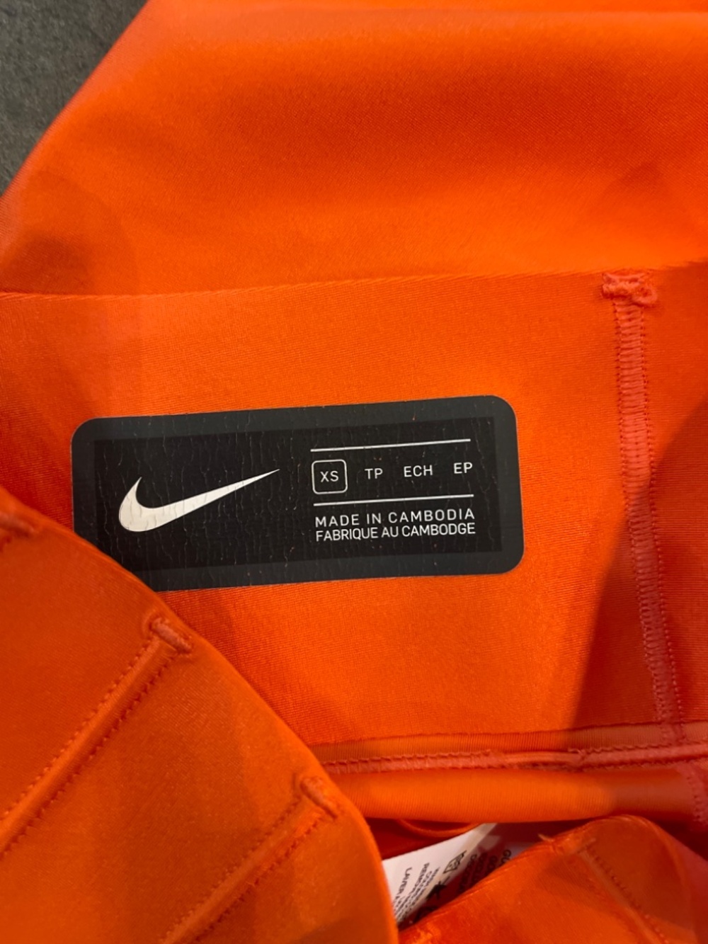 Nike Revolve City Ready 7/8 Tight in Electro Orange Running Leggings Size XS - Picture 10 of 11